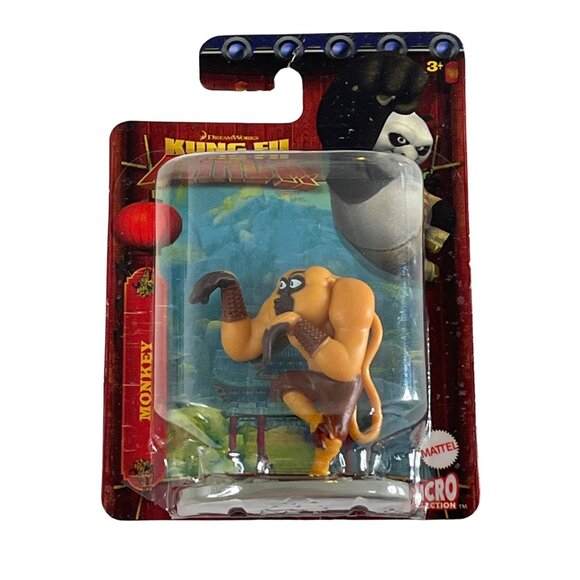 Kung Fu Panda Monkey Micro Figure by Mattel – DreamWorks Pocket Toy NIP - Picture 1 of 3